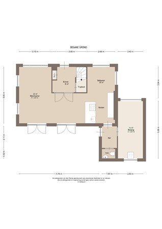 Floorplan - Stadswal 13, 4147 AZ Asperen